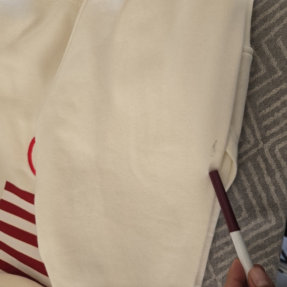 Warner Bros. Looney Tunes Zip-Up Hoodie Size XL Women Cream Color Soft - Picture 11 of 11